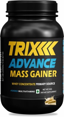 Body Core Science Trix Advance Mass Gainer-1Kg Weight Gainers/Mass Gainers(1 kg, Kesar Pista)