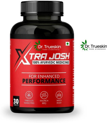 Dr.trueskin Xtra Josh Capsules - Herbal Mantra Red Pack B001 Energy Bars(30 Capsules, No Flavor)