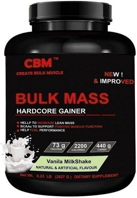 CBM BULK MASS GAINER FOR MUSCLE AND WEIGHT GAIN Weight Gainers/Mass Gainers(3 kg, VANILLA)