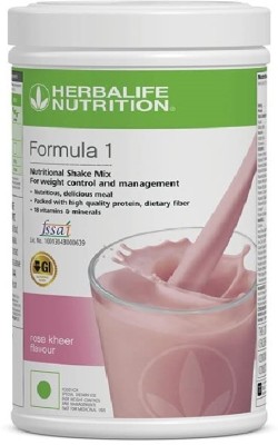 Herbalife Nutrition Formula 1 Nutrition Shake Mix for Weight Management Plant-Based Protein(500 g, Rose Kheer)