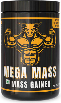 The Gromming guru Mega Mass - Advance Formulation for Mass Gain | High Protein Mass Gainer Weight Gainers/Mass Gainers(500 g, Chocolate)