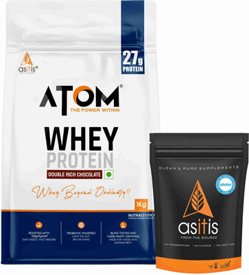 AS-IT-IS Nutrition ATOM Whey Protein Double Rich Chocolate 1kg+ AS-IT-IS Creatine 100g Whey Protein(1100 g, Double Rich Chocolate+Unflavored(Combo)) AS-IT-IS Nutrition ATOM Whey Protein Double Rich Chocolate 1kg+ AS-IT-IS Creatine 100g Whey Protein(1100 g, Double Rich Chocolate+Unflavored(Combo))