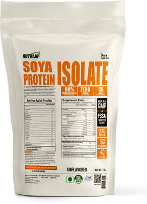 56% OFF on NutriJa SOYA PROTEIN ISOLATE 90% 1 Lbs Plant-Based Protein(0.453 g, Unflavoured) 56% OFF on NutriJa SOYA PROTEIN ISOLATE 90% 1 Lbs Plant-Based Protein(0.453 g, Unflavoured)