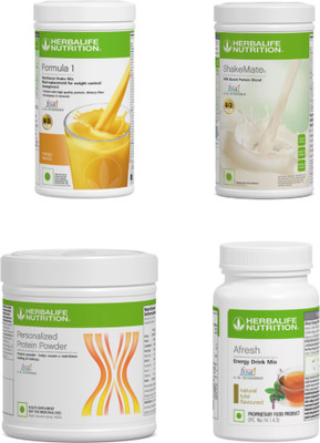 Herbalife Nutrition F1 Shake Mango , Small Protein Powder, ShakeMate , Afresh - Tulsi Protein Shake(400 g, mango Tulsi)