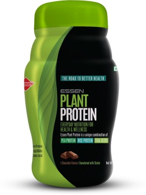 ESSEN PLANT PROTEIN (PeaProtein,Riceprotein,Chia seeds)400g Chocolate Protein Powder Plant-Based Protein(400 g, CHOCOLATE)