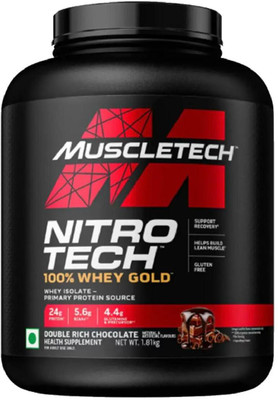 muscle scoop hub MuscleTech Performance Series Nitro Tech Whey Gold Whey Protein(1.81 kg, Double rich chocolate)