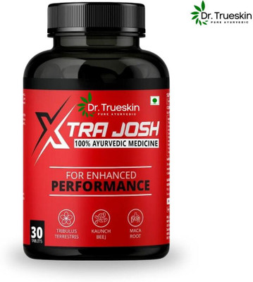 Dr.trueskin Xtra Josh Capsules with Herbs Power Red Pack B001 Energy Bars(30 Capsules, No Flavor)