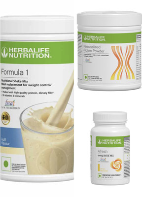 Herbalife Nutrition F1 SHAKE Kulfi , PP Powder 200 G , Afresh - Lemon Protein Shake(400 g, kulfi aur lemon)