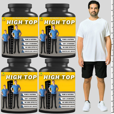 hindustan herbal high top vanilla flavor pack of 4 Protein Blends(0.4 kg, Vanilla)