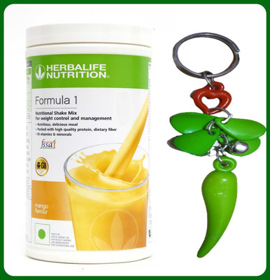 Herbal Nutrition Life Formula 1 Shake - Mango Flavor With Unique Key Chain Protein Shake(200 g, Mango)
