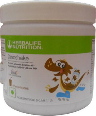 Herbalife Nutrition Dinoshake Kids Drink Mix - Chocolate Flavor Plant-Based Protein(200 g, Chocolate)