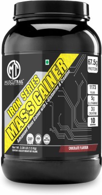 Muscle Trail IRON SERIES MASS GAINER Whey Protein(1500 g, CHOCOLATE)