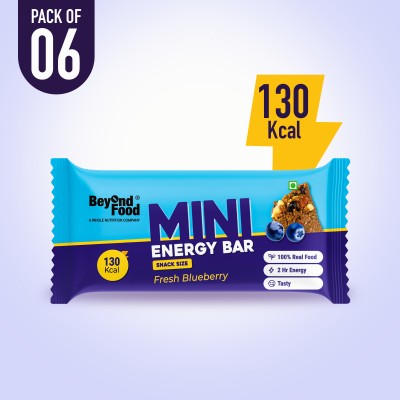 Beyond Food Mini Energy Bars - Fresh Blueberry Energy Bars(180 g, Blueberry)