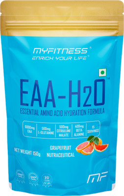 MYFITNESS EAA Supplement | 6000mg EAA Supplement | 500 mg Glutamine | Intra Workout Powder EAA (Essential Amino Acids)(150 g, Grapefruit)