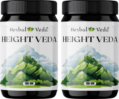 herbal veda Hight Vedha Original Powder 300gm Premium Formula for Bone Strength Protein Blends(300.02 g, Chocolate)