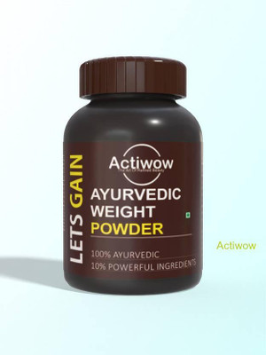 ACTIWOW Lets Gain A Calorie-Rich Solution for Lean Individuals Weight Gainers/Mass Gainers(100 g, No Flavor)