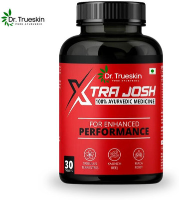 Dr.trueskin Xtra Josh Capsules for Stamina Power Red Pack B001 Energy Bars(30 Capsules, No Flavor)