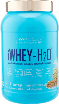 MYFITNESS iWhey H2O Vanilla Butterscotch 1kg Whey Protein(1 kg, Vanilla Butterscotch)