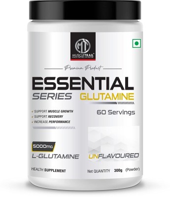 Muscle Trail Essentials series L-GLUTAMINE 60 Servings, 5000 mg Glutamine(300 g, unflavoured)