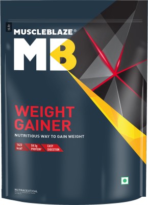 MUSCLEBLAZE with Added Digezyme Weight Gainers/Mass Gainers(1 kg, Chocolate)