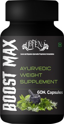 IBFEN Boost Max, Muscle Building, Mass Gainers/Weight Gainers, Weight Gain Capsule Weight Gainers/Mass Gainers(60 Capsules, No Flavour)