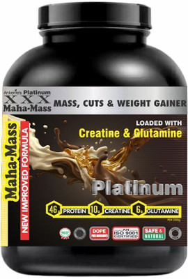 Ankerite PLATINUM XXX Weight Gainers Weight Gainers/Mass Gainers(3000 g, Chocolate)