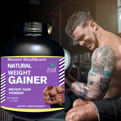 Secure Healthcare Natural Weight Gainer |Weight Gainer| Mass Gainer| Bulk Gainer Weight Gainers/Mass Gainers(500 g, Kesar Kulfi)