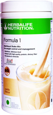 HERBALIFE Formula 1 Nutritional Shake Mix - Vanilla Flavor For Weight Management Plant-Based Protein(500 g, Vanilla)