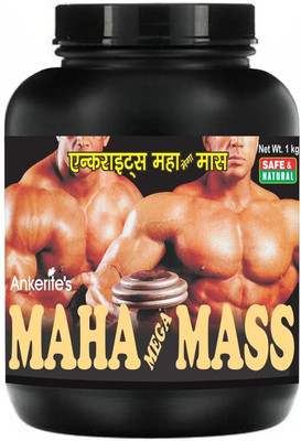 Ankerite MAHA MEGA MASS Weight Gainers/Mass Gainers(1 kg, Chocolate)