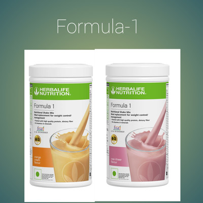 Herbalife Nutrition Formula 1 Shake 2 Pieces Protein Shake All Flavor Weight Loss Protein Shake(1000 g, Orange Rose kheer)