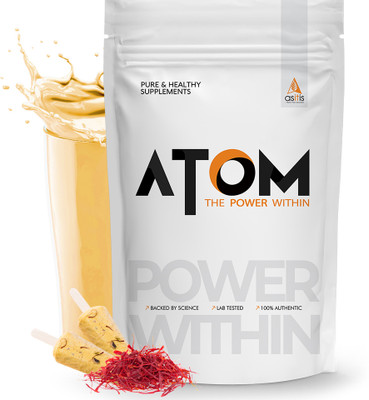 AS-IT-IS Nutrition AS-IT-IS ATOM Beginners Whey Protein 1kg | Accelerates Muscle-building Whey Protein(1000 g, Kesar Kulfi)