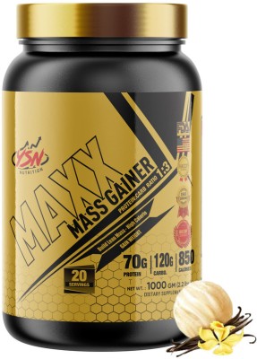 YSN NUTRITION Maxx Mass Gainer Weight Gainers/Mass Gainers(1000 g, Vanilla)