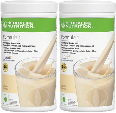 HERBALIFE Formula-1 Nutrition Vanilla Flavor Shake Mix-1000 Gram+Personalised Protien Protein Shake(400 g, Vanilla)