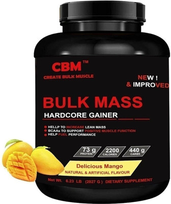 CBM Bulk Mass HardcoreGainer Mango Weight Gainers/Mass Gainers(2 pounds, MANGO)