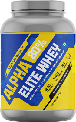 Alphapeak Nutrition 33 Servings | Concentrate Whey Protein Whey Protein(1 kg, Chocolate)