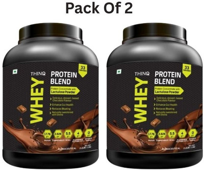 THINQ Enhances Gut Health & Digestion | 33 Servings | No Added Sugar | Vegetarian BCAA(2.25 kg, 2250 g, Dessert-based Chocolate)