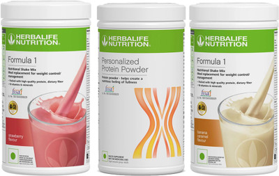 HERBALIFE Formula 1 Shake Mix 2- Strawberry And Protein-400g Protein Shake(1.5 kg, Banana)
