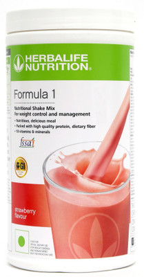 Herbalife Nutrition Formula 1 Nutritional Shake Mix Strawberry Flavour Protein Shake(500 g, Strawberry)