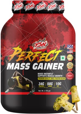 YSN NUTRITION Perfect Mass Gainer Weight Gainers/Mass Gainers(2.75 g, Kulfi)