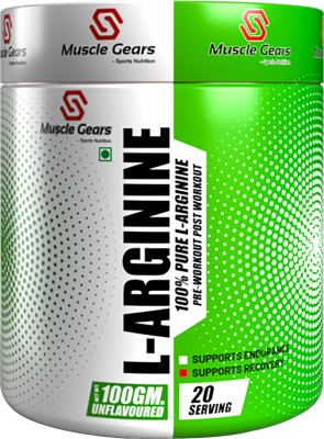 Muscle Gears L-ARGININE 100GM UNFLAVOURED Energy Bars(100 g, UNFLAVOURED)