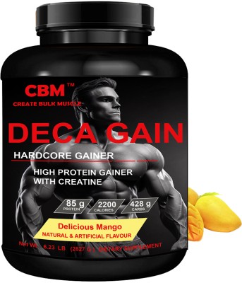 CBM DECA GAIN Fueling Your Fitness Journey Weight Gainers/Mass Gainers(3 kg, Mango Flavour)