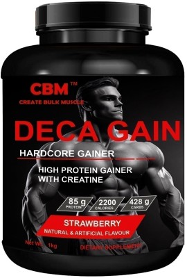 CBM DECA GAINER FOR MUSCLE GAIN Weight Gainers/Mass Gainers(1 kg, STRAWBERRY)