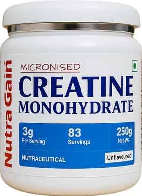 55% OFF on Nutragain Pure Micronised Creatine Mohohydrate Powder| Faster Absorption| Gain & Recovery| Creatine(250 g, Unflavoured) 55% OFF on Nutragain Pure Micronised Creatine Mohohydrate Powder| Faster Absorption| Gain & Recovery| Creatine(250 g, Unflavoured)