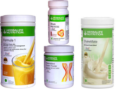 HERBALIFE FORMULA1MANGO PROTIEN POWDER 200 AFRESH ENERGY DRINK CINNAMON SHAKEMATE MILK 500 Protein Shake(1.25 kg, MANGO, CINNAMON)