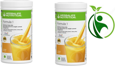 HERBALIFE F1 SHAKE MIX-MANGO(PACK OF 2) Protein Shake(1000 g, MANGO)