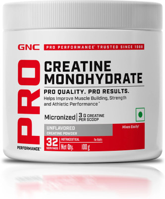 GNC Pro Performance Creatine Monohydrate Creatine(100 g, Unflavoured)