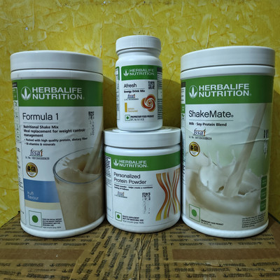 Herbalife Nutrition WEIGHT LOSS COMBO F1 KULFI SHAKE SHAKEMATE PROTEIN POWDER200GM AFRESH LEMON Protein Shake(4 pounds, 1.2 pounds, 1200 pounds, mango shake, ppp200gm, afresh lemon, shakemate) Herbalife Nutrition WEIGHT LOSS COMBO F1 KULFI SHAKE SHAKEMATE PROTEIN POWDER200GM AFRESH LEMON Protein Shake(4 pounds, 1.2 pounds, 1200 pounds, mango shake, ppp200gm, afresh lemon, shakemate)