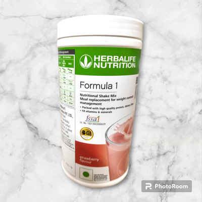 HERBALIFE Formula1 Shake -500gm-Strawberry Nutrition Bars(500 g, Strawberry)