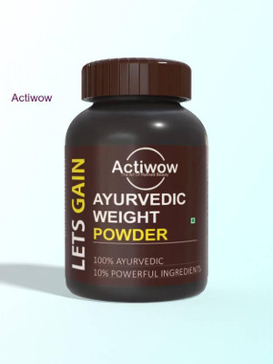ACTIWOW Lets Gain For Those Who Want to Add Strength With Size Weight Gainers/Mass Gainers(100 g, No Flavor)