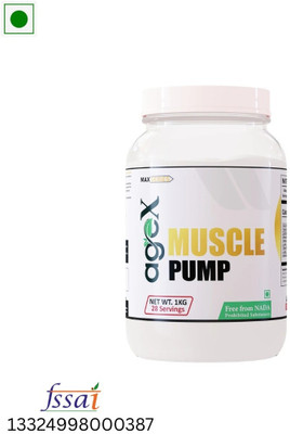 AGE-X Achieve Your Dream by Thriving Muscle Pump Weight Gainers/Mass Gainers(1 kg, Chocolate)